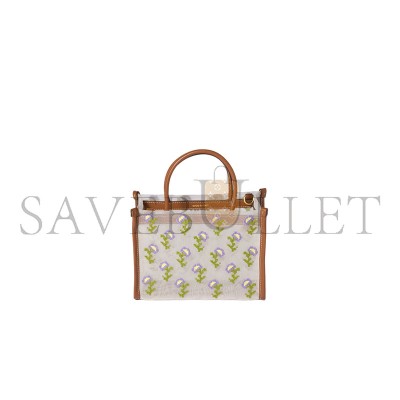 MIU MIU EMBROIDERED MESH TOP-HANDLE BAG 5BA310 (19.5*14x9cm)